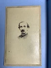 Antique Civil War Confederate Captain McClellan Signature Photo Card