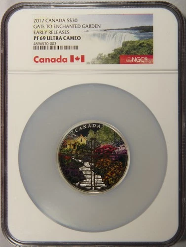 2017 Canada $30 Silver Gate To Enchanted Garden NGC PF69 ULTRA CAMEO Early Rel