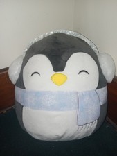 Christmas Holiday 2021 Squishmallow 12  Luna The Penguin Kellytoy Plush