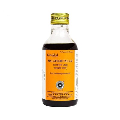 Arya Vaidya Sala Kottakkal Malathyadi Tailam-200ml - Pack of 1