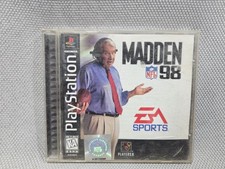 Madden 98 - Sony Playstation PS1 Tested CIB Black Label