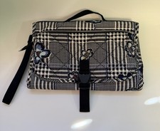 Vera Bradley Baby Changing Pad Clutch Bedford Plaid All In One Wristlet