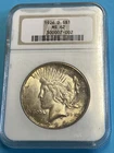 1926 D PEACE DOLLAR NGC MS 62 BEAUTIFUL TONING OLD TONER