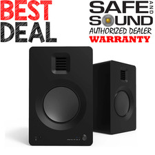 Kanto TUK Powered Bookshelf Speakers  Bluetooth  USB- DAC Pair  Matte Black