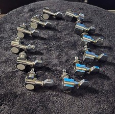 2 sets of Unbranded 6-Inline Grover Style Tuners Chrome