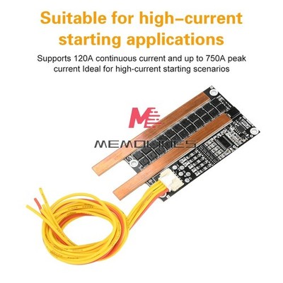 3S 4S 120A Continuous   Same-Port Balanced Li-ion   Protection Board *qq