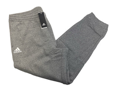 NWT ADIDAS Men's XL 42 x 30 Fleece Jogger Sweat Pants Medium Heather Gray