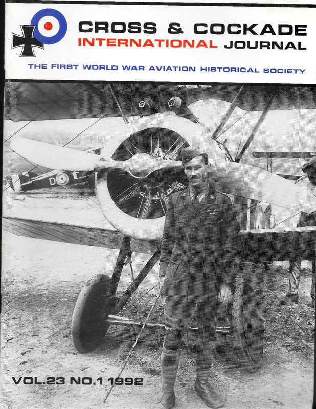 Cross & Cockade International Journal Vol 23  NO.1  1992