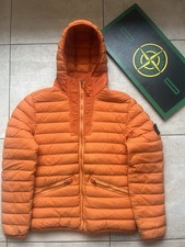 Cappotto Orange Stone Island Loom Tessuto Piumino Camere Elasticizzato Nylon-TC Piccolo Uomo