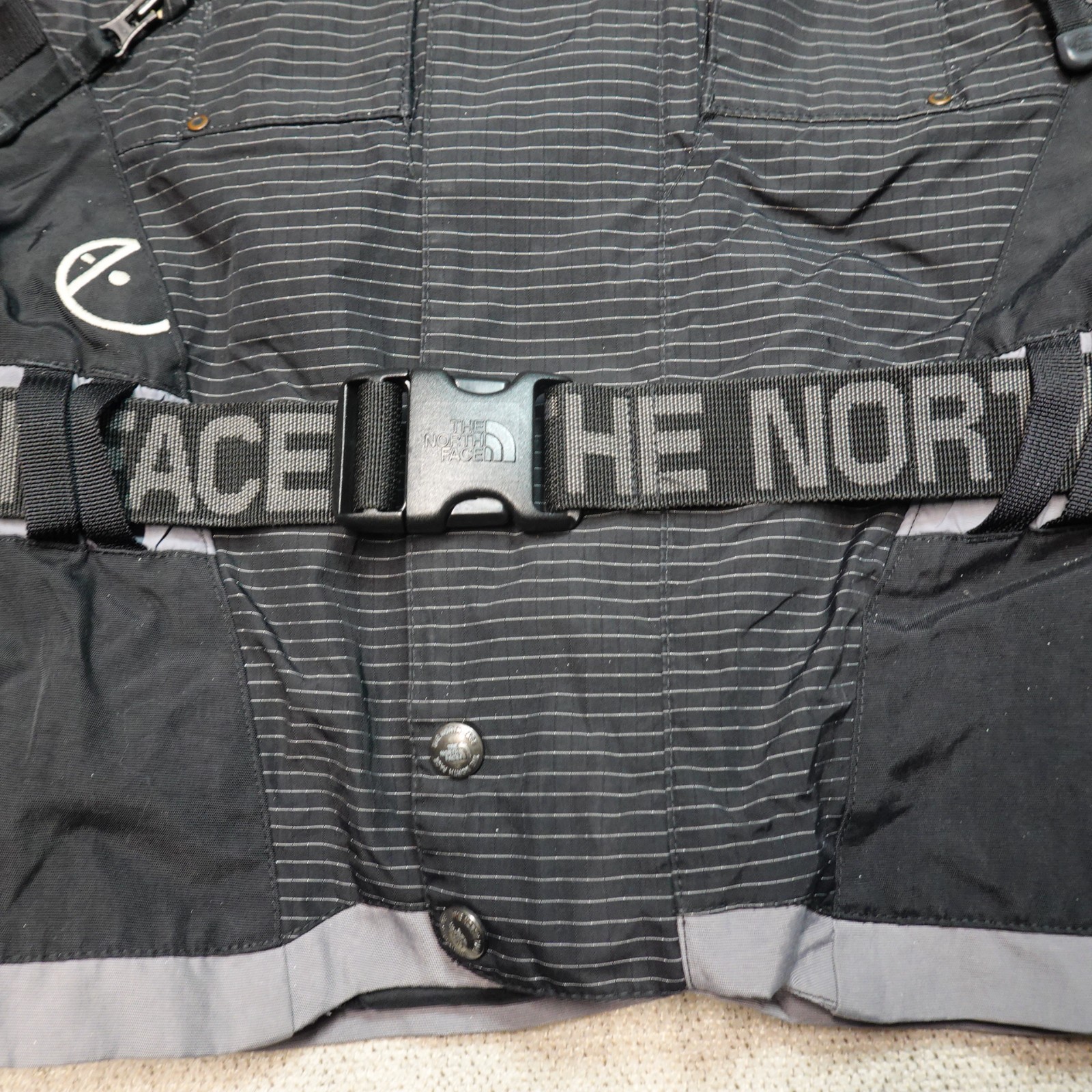 Vintage The North Face Steep Tech Hooded Jacket Womens Black Belted Zip Large ** thumbnail 21