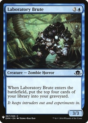 1x Laboratory Brute MTG Mystery Booster NM Magic Regular