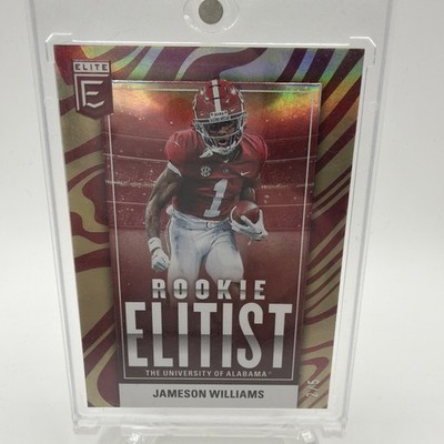 2022 Panini Donruss Elite, Jameson Williams Rookie Elitist 2/5! Very rare!!