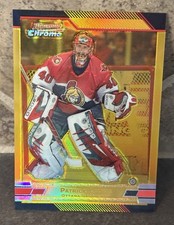 2003-04 Patrick Lalime Bowman Chrome Gold Refractor /50 Parallel #70