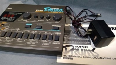 Korg Super Drums DDM-110 Vintage Programmable Digital Drum