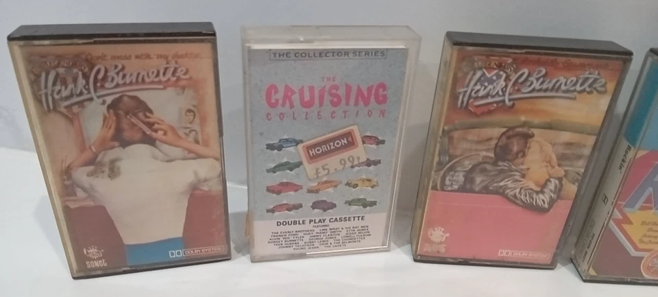 ROCKABILLY ROCK N ROLL X 7 VINTAGE CASSETTES HANK C BURNETTE CRAZY CAVAN JOB LOT - Image 4 of 4