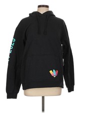 Port Company Women Black Pullover Hoodie L