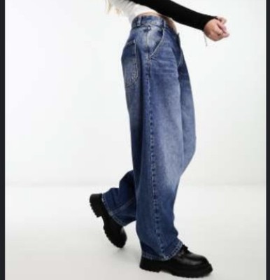 Bershka Skater jeans in Dark Wash Blue, Women s Size 6/EU38