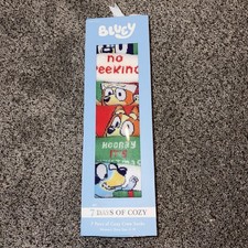 BLUEY COZY CREW SOCKS 7 Pairs WOMENS shoe size 4-10 NEW