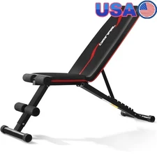 Adjustable Weight Bench Dumbbell Training 880lb Capacity Heavy Duty Steel New