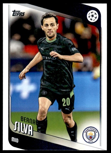 2025-26 Topps UEFA Club Competitions #2 Bernardo Silva Manchester City