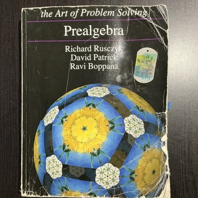 Art of Problem Solving - Prealgebra problem solving study book.  Homeschooling.