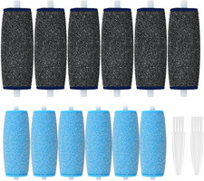 12 Pcs Replacement Rollers for Dr. Scholl'S Callus Remover,With Diamond