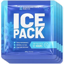 Rapid Performance Reusable Ice Packs for Coolers or Lunch Box | 4 Pack | Cold...