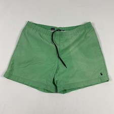 Polo Sport Ralph Lauren Shorts Mens XL Green Swim Trunks Mesh Lined Drawstring