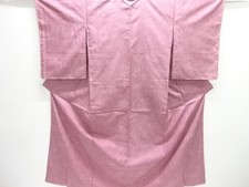 7767143: JAPANESE KIMONO / ANTIQUE KIMONO / TAISHO ROMAN STYLE / SILK / WOVEN MA