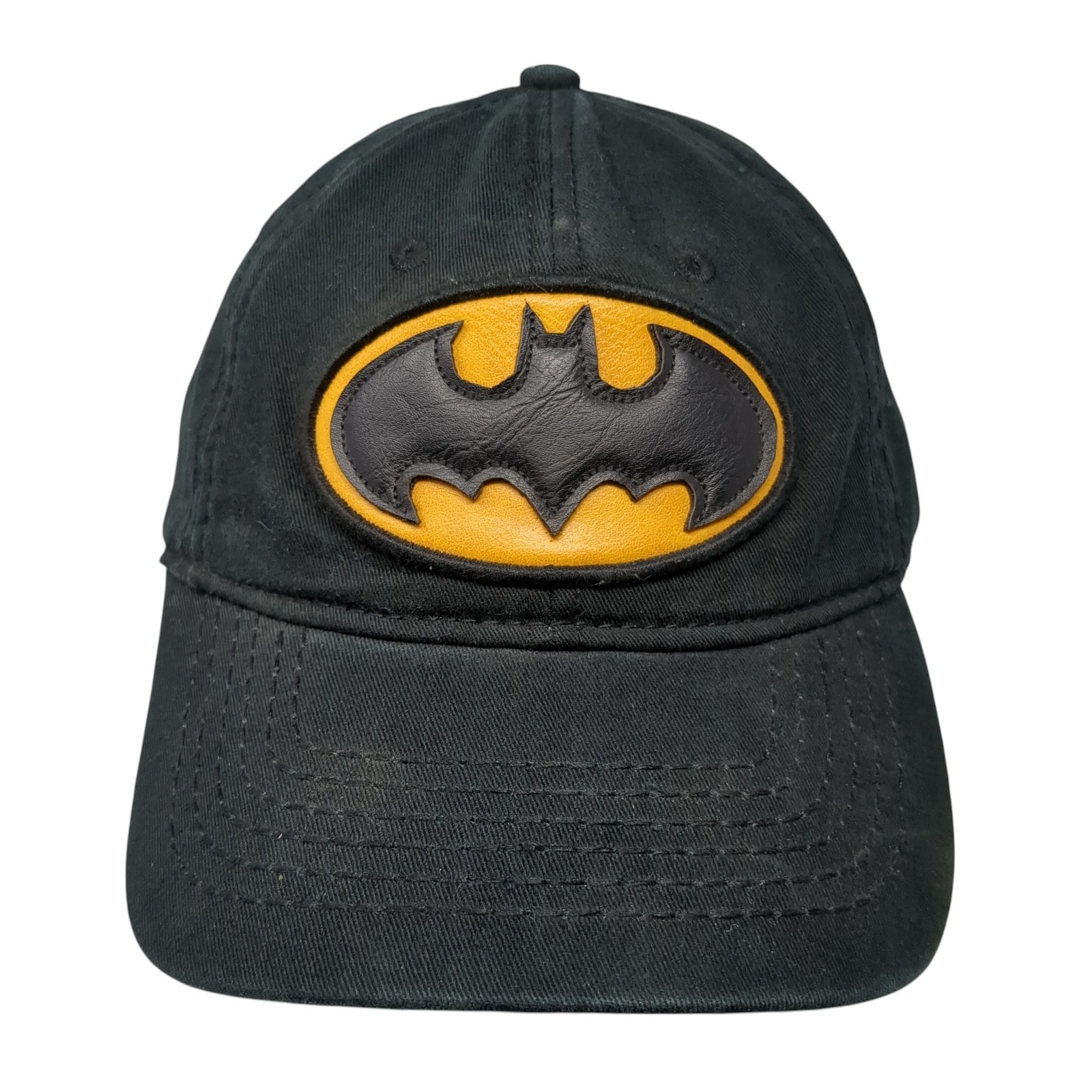 Batman Logo Patch Snapback Hat Black One Size Adj… - image 1