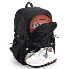 Basketball Bag Backpack with Separate Shoes Compartment  Ball Holder, Large ...