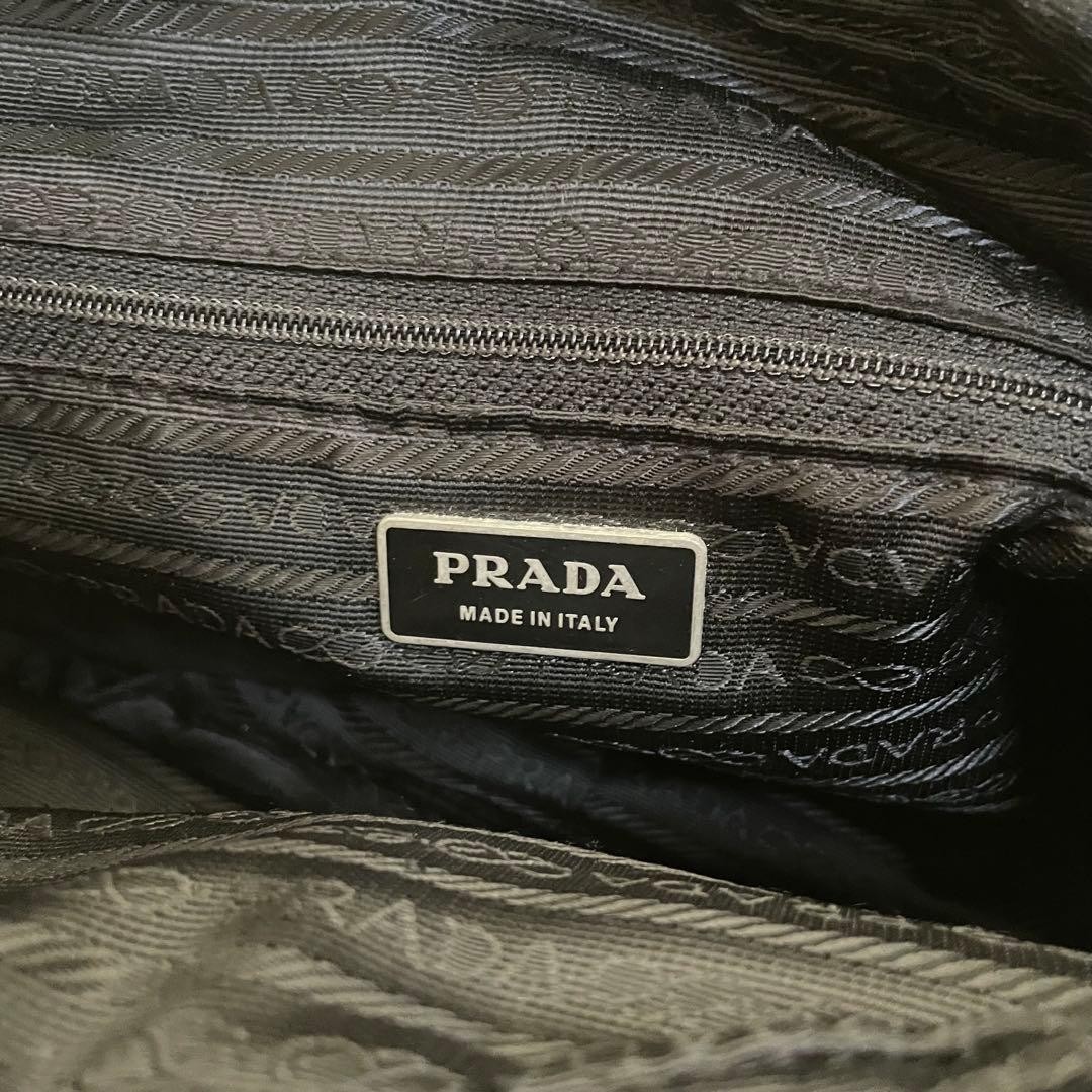 Excellent Condition PRADA Shoulder Bag Camera Bag Nylon Leather Triangle Logo thumbnail 14