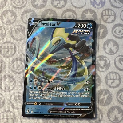 Pokémon Inteleon V 078/264 Fusion Strike Deutsch Boosterfrisch