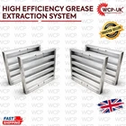 Restaurant Kitchen Extractor Hood Canopy Spare Baffle Grease Filter 395x495x48mm