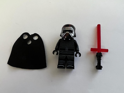 Star Wars Kylo Ren with red cross light saber Lego Figure FREE