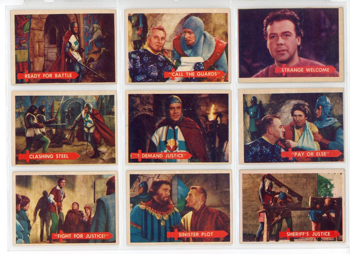 1957 ROBIN HOOD Complete 60 Card Set- All cards Scanned HIGH GRADE