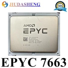 AMD Milan EPYC 7663 CPU 2.00GHz 56-Core 256MB SP3 240W Processor NO VENDOR LOCK