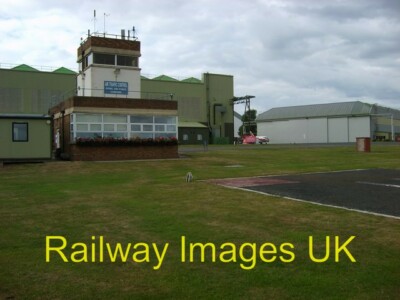 Photo - Air Traffic Control Tower and Hangar 2 at RAF Cosford  c2006