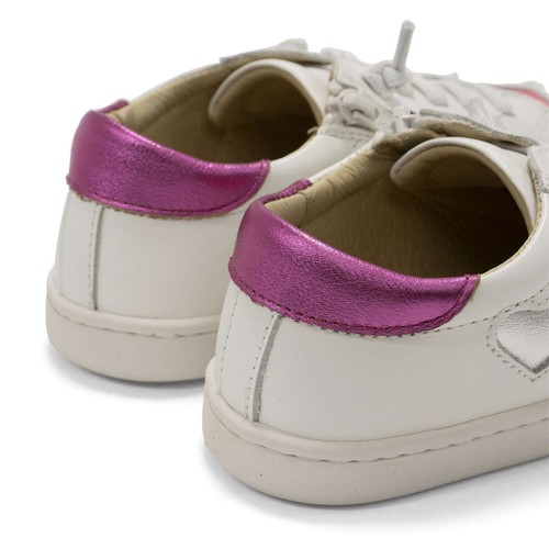 New Old Soles Hearty Runner Leather Lace Up Girl’s Casual Sneakers - 第 7/14 張圖片