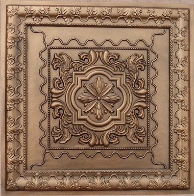 Ceiling Tile Decorative PVC  Easy to Install Glue Up or Drop In Grid #24