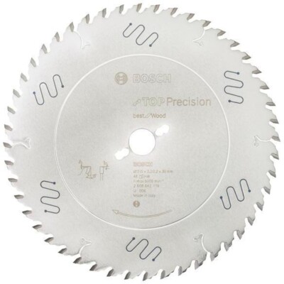 Kreissägeblatt Top Precision Best for Wood D.315mm Bohrung 30mm 48Zähne WZ BOSCH