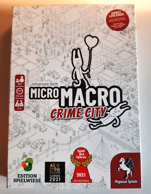 Pegasus MicroMacro: Crime City (Edition Spielwiese) - 2021 (59060G)