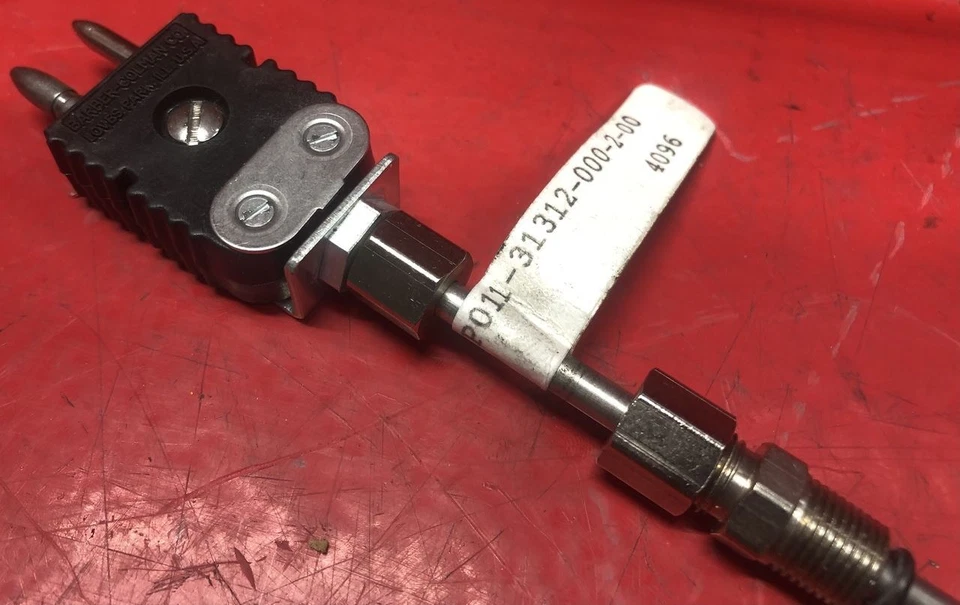 Conjunto de termopar tipo J Barber-Coleman P011-31312-000-2-00 Foto 2 de 2