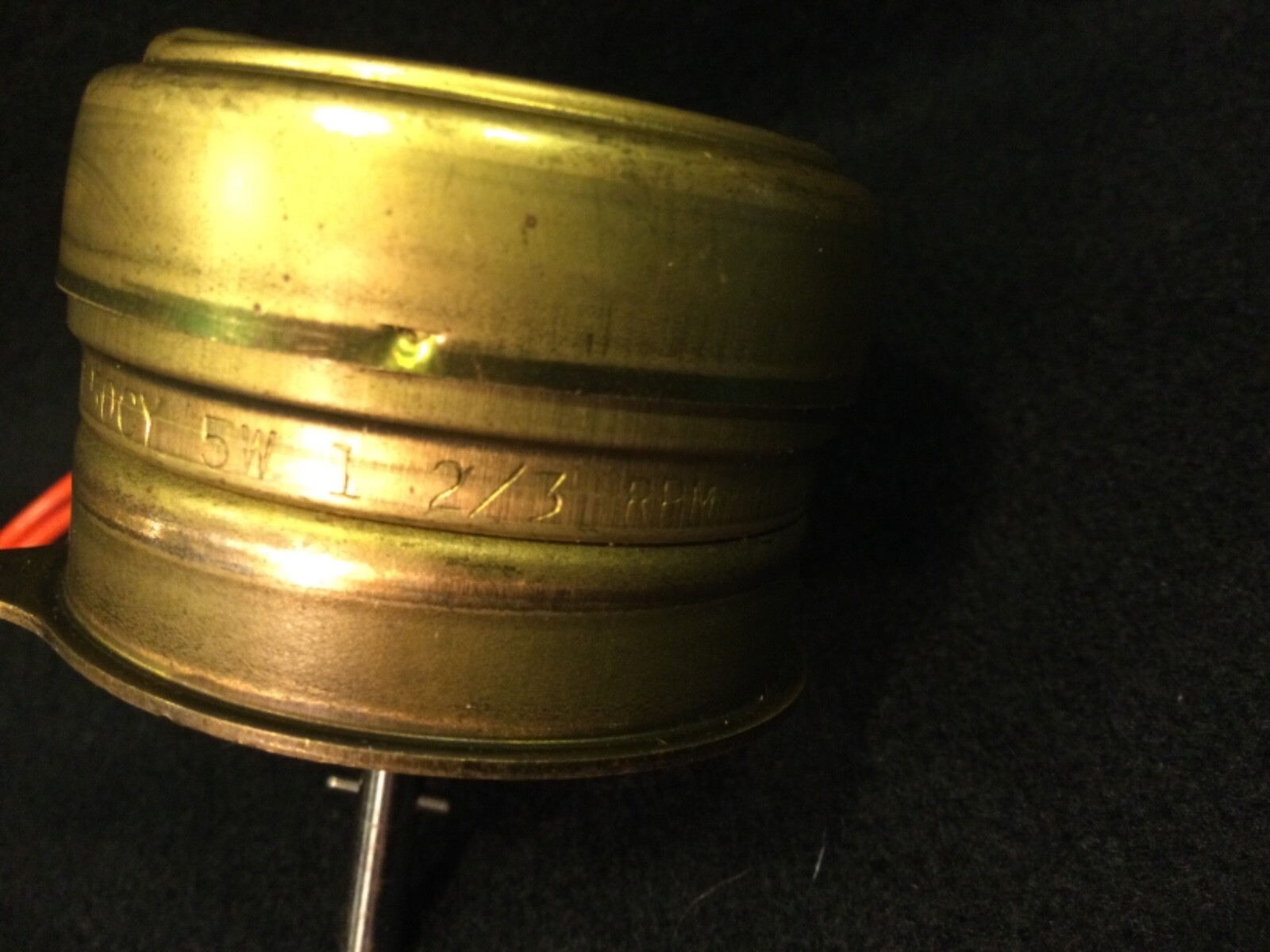 Synchron 640 Clock Motor 12/3 RPM 110v 50CY 5w 31198R52WA 563