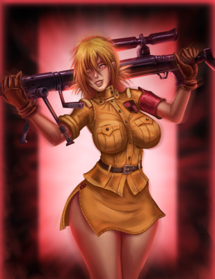 Seras Victoria #1 Photo Print - Hellsing Anime Art Figure Statue Figurine