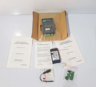 MOXA TCC-100I TRANSIO ISOLATED RS-232 TO RS-422/485 CONVERTER TCC-80 REV. 2.2.1