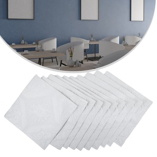 10pcs 3D Tile Brick Wall Sticker,Self Adhesive Waterproof Foam Panel Wallpapers - Picture 24 of 48