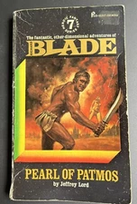 Blade Pearl Of Patmos  Jeffrey Lord 1973 First Ed Paperback