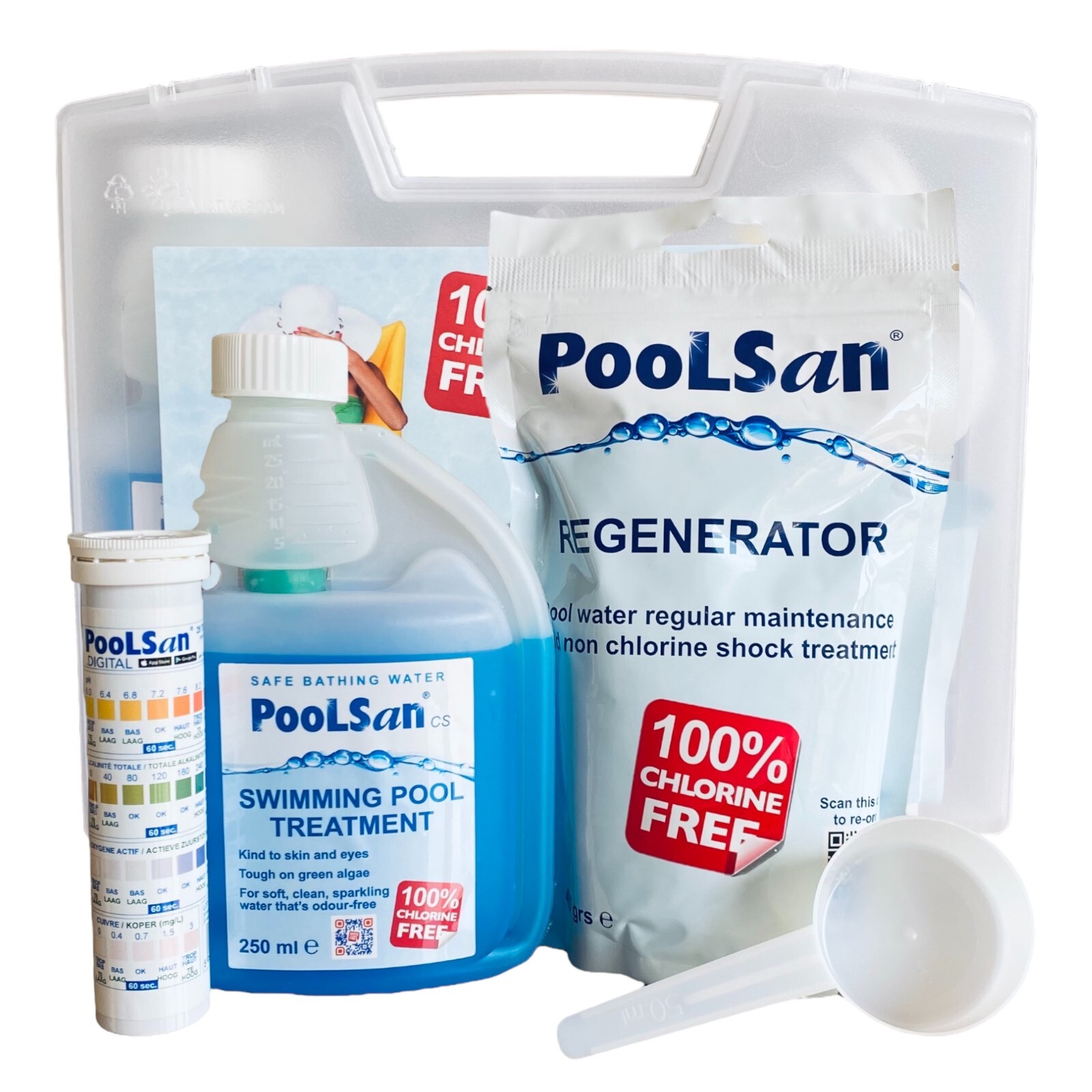 PoolSan Non-Chlorine Chemical Maintenance kit for Above-ground Pools up to 12ft