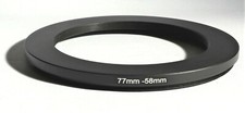 Uno New 77mm For 58mm 77-58mm Metal Reducer Ring Step Filter Adapter